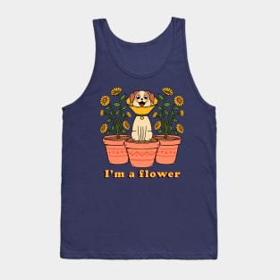 Dog flower Tank Top